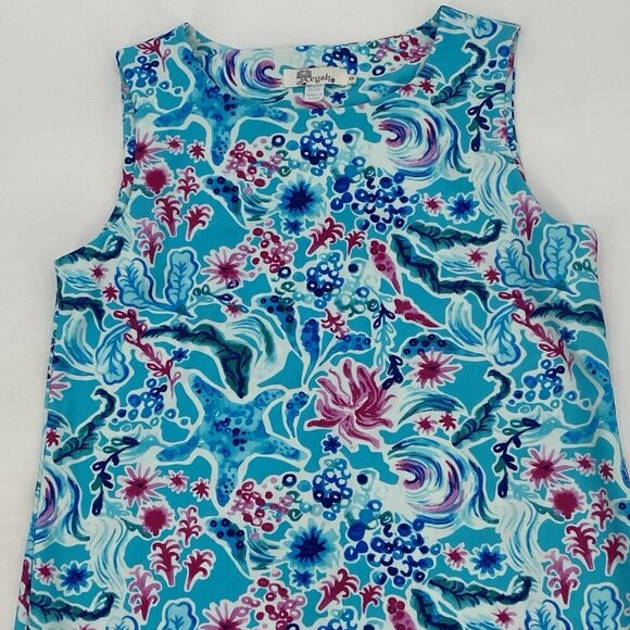 Aryeh Women's Size Small Nautical Preppy Nylon Dress Sleeveless - Picture 4 of 9